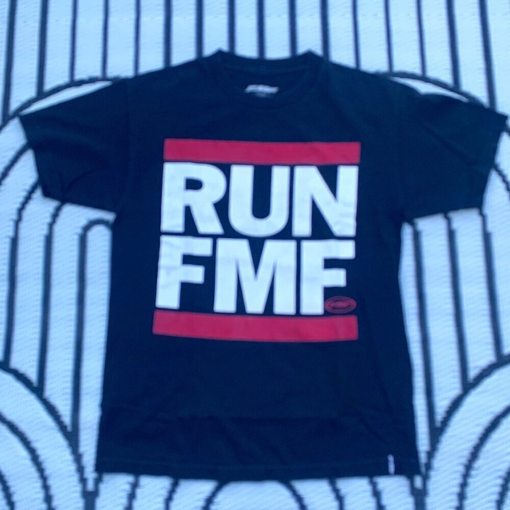 RUN FMF Logo Motorcross T-Shirt